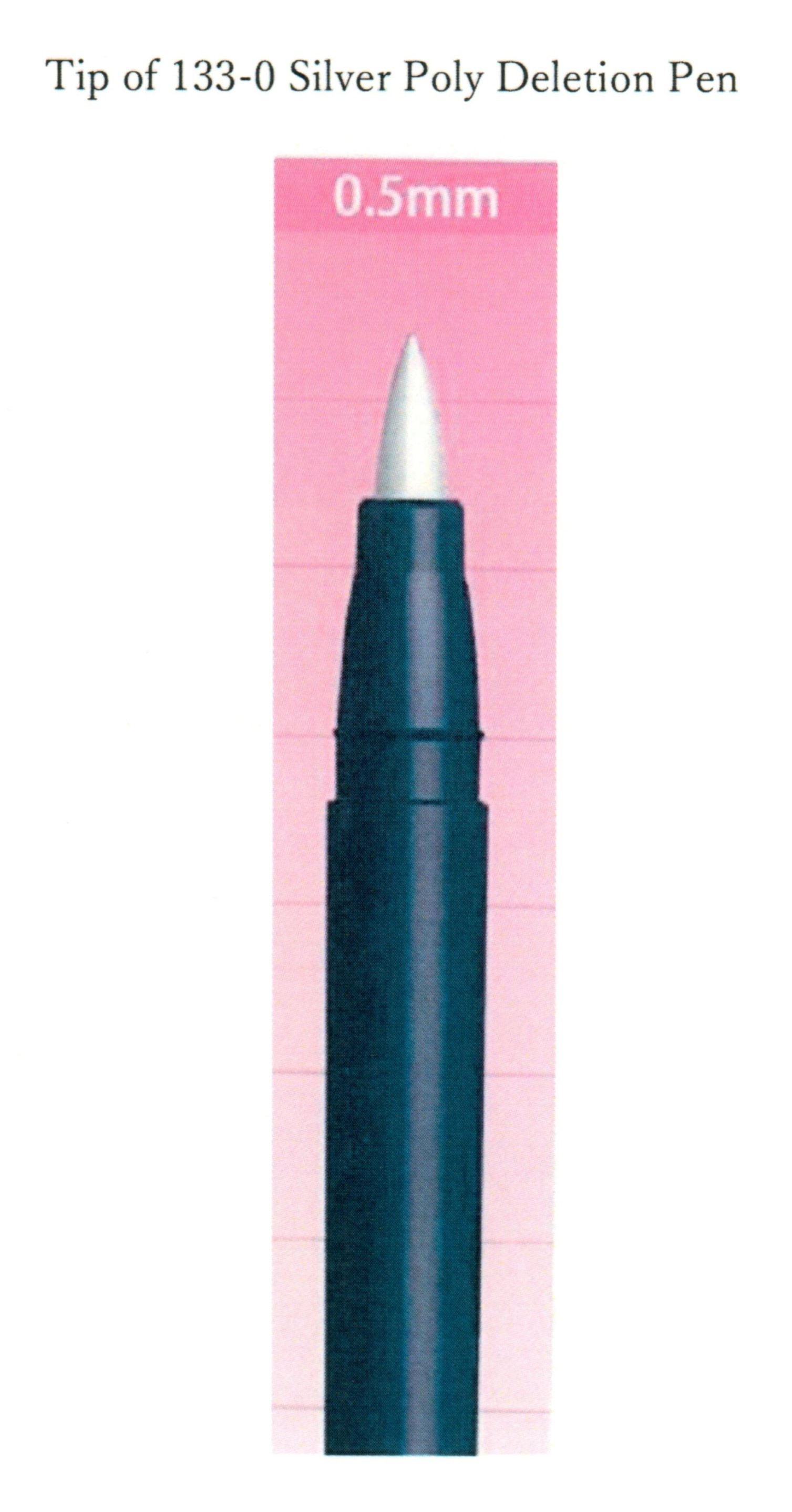 (image for) 133-0 Silverpoly Deletion Pen Special Tip